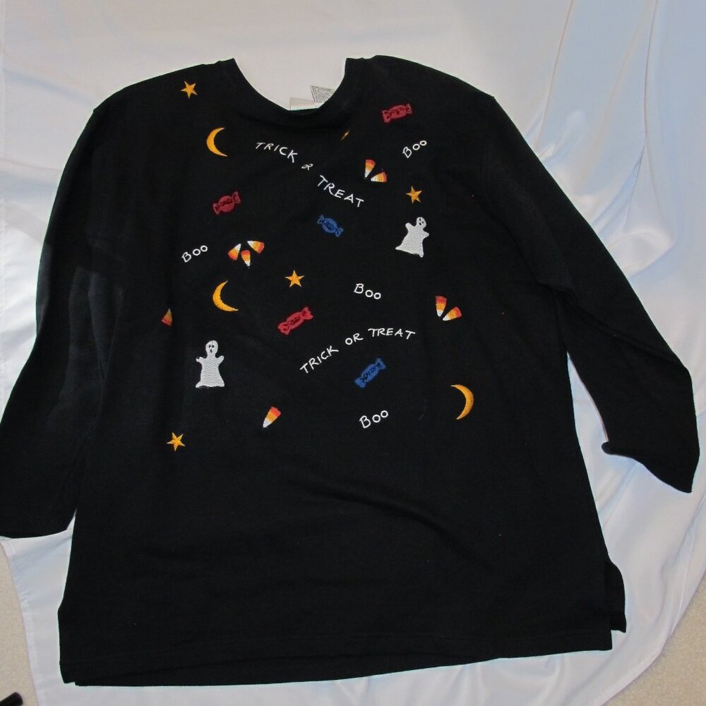 Black Halloween shirt by Jason Maxwell L/XL